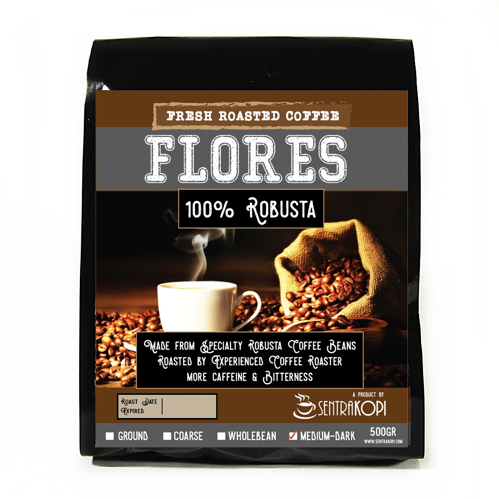 ROBUSTA FLORES 500 GRAM